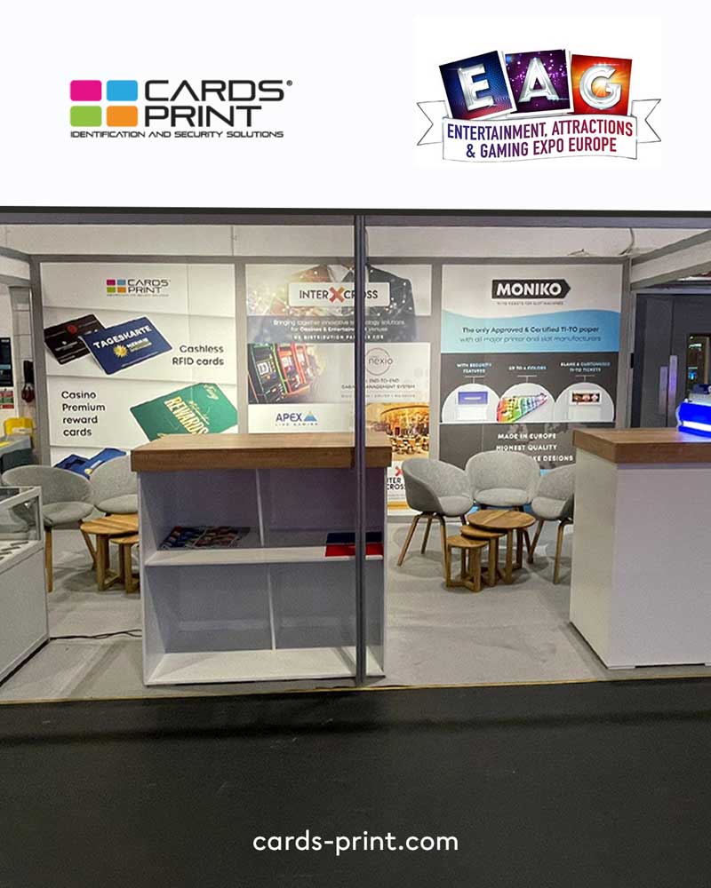 Cards Print stand at EAG
