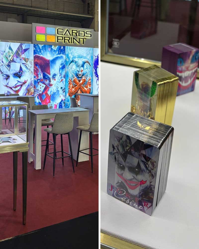 ICE 2026 Barcelona Cards print stand